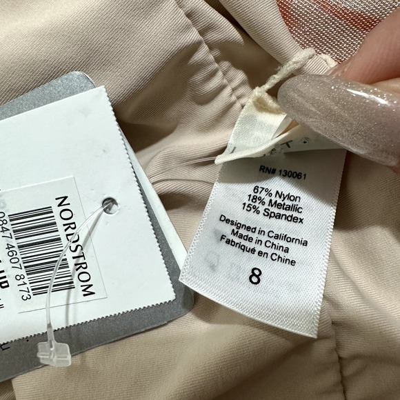 NWT L*Space Phoebe Printed Classic One-Piece‎ Swimsuit in All Swirled Up Size 8 - Picture 5 of 6